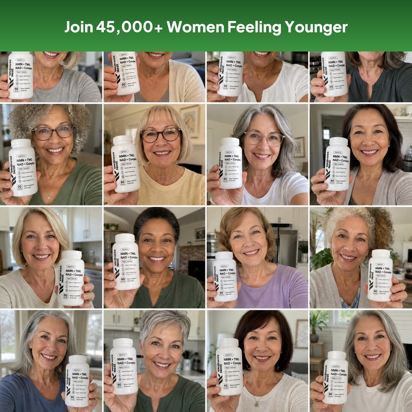 Join 45,000+ women feeling younger with AgeAura